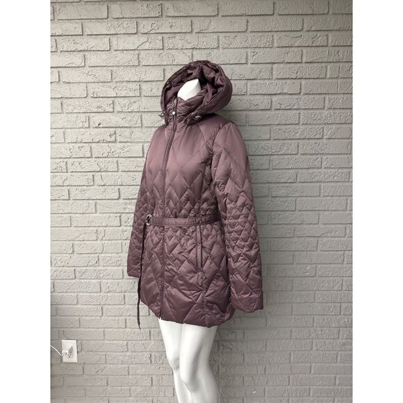 Eddie Bauer Women Quilted Down Puffer Coat With Detachable Hood Size S - Picture 6 of 10